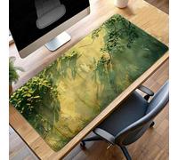 Alfombrilla Raton Ordenador Grande Gaming Mouse Pad XXL 160 x 80 cm, Impermeable Antideslizante, Lavable, alfombrilla escritorio con Base de Caucho para Gamers - Verde La Cantidad Es De PjY4020 Q-4