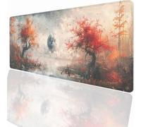 Alfombrilla Raton Ordenador Grande Gaming Mouse Pad XXL 700x400x3mm, Impermeable Antideslizante, Lavable, Alfombrilla Escritorio con Base de Caucho para Gamers PC y Portátil - Paisaje PjY15661 N-U