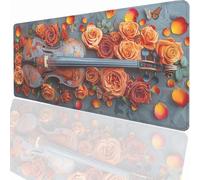 Alfombrilla Raton Ordenador Grande Gaming Mouse Pad XXL 700x400x3mm, Impermeable Antideslizante, Lavable, alfombrilla escritorio con Base de Caucho para Gamers PC - Instrumentos Musicales PjY10651 N-U