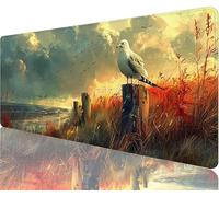 Alfombrilla Ratón Oscuridad Alfombrilla Escritorio 1000x500x3mm Tapete Gaming xxl Pájaro Tapete Escritorio Impermeable, Diseño Costura Doble Acabado Suave y Duradero Decoraciones Navideñas N1-212