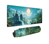 Alfombrilla Ratón Paisaje Alfombrilla Escritorio Mouse Pad XXL 1200x600 mm Impermeable Mousepad Montaña Tapete Escritorio con Base de Goma Antideslizante Desk Mat Protector Mesa Alfombra Raton U-61
