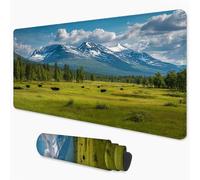 Alfombrilla Ratón Paisaje Mouse Pad 1000x500 mm, Grande Alfombrilla Gaming Montaña con Superficie Especial Que Mejora Velocidad y precisión, Mousepad Impermeable para Gamers, PC y Portátil 3Y-1164