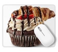 Alfombrilla Ratón Pastel Alfombrilla de Ratón 200 x 150 mm Mouse Pad Pequeño con Base de Goma Fruta Antideslizante, Superficie Resistente a Salpicaduras, Portátil Mouse Pad, Regalos Navidad p1j-969