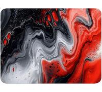 Alfombrilla Ratón Pequeña, Alfombrilla Escritorio Mouse Pad, Tapete Escritorio Gaming con Base Caucho Antideslizante, Óptima Rapidez, Accesorios Gaming para Oficina 15x30x0.3cm Retro Abstracto qw-57