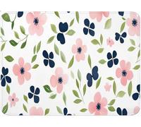 Alfombrilla Ratón Pequeña, Alfombrilla Escritorio Mouse Pad, Tapete Escritorio Gaming con Base Caucho Antideslizante, Óptima Rapidez, Accesorios Gaming para Oficina 15x30x0.3cm Flor Planta qw-177