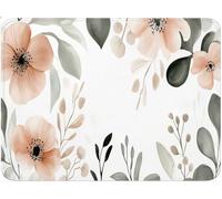 Alfombrilla Ratón Pequeña, Alfombrilla Escritorio Mouse Pad, Tapete Escritorio Gaming con Base Caucho Antideslizante, Óptima Rapidez, Accesorios Gaming para Oficina 20x25x0.3cm Planta Flor (2) qw-525