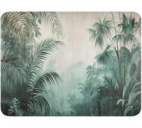 Alfombrilla Ratón Pequeña, Alfombrilla Escritorio Mouse Pad, Tapete Escritorio Gaming con Base Caucho Antideslizante, Óptima Rapidez, Accesorios Gaming para Oficina 20x23x0.3cm Planta Azul qw-542