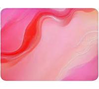 Alfombrilla Ratón Pequeña, Alfombrilla Escritorio Mouse Pad, Tapete Escritorio Gaming con Base Caucho Antideslizante, Óptima Rapidez, Accesorios Gaming para Oficina 20x30x0.3cm Rayas Rosa (2) qw-455