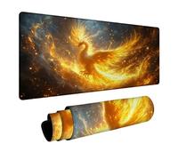 Alfombrilla Ratón Phoenix Alfombrilla Ratón XXL 300 x 600 x 3 mm Impermeable Mousepad Dreamy Bordes sellados Mayor precisión y Velocidad per Teclado Portatil Gaming Oficina Regalo Hombre DBYH-5518