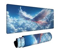 Alfombrilla Ratón Phoenix Alfombrilla Ratón XXL 40 x 100 x 0.3cm Impermeable Mousepad Nube Bordes sellados Mayor precisión y Velocidad per Teclado Portatil Gaming Oficina Regalo Hombre DBYH-5054