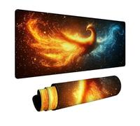 Alfombrilla Ratón Phoenix Impermeable Alfombrilla Escritorio 1000 x 500 x 3mm Mouse Pad Cielo Estrellado con Antideslizante Base de Goma para Tapete Escritorio Teclado y Raton Inalámbrico DBYH-4870