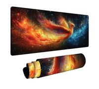 Alfombrilla Ratón Phoenix Impermeable Alfombrilla Escritorio 900 x 400 x 3mm Mouse Pad Animal con Antideslizante Base de Goma para Tapete Escritorio Teclado y Raton Inalámbrico Regalo DBYH-4875