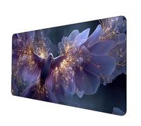 Alfombrilla Ratón PúRpura Alfombrilla Raton XXL 600 x 300 mm, Impermeable Mouse Pad FéNix Mousepad con 3MM Bordes Cosidos Base de Goma Antideslizante Accesorios Gaming para Jugadores -hjw2506O1