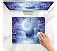 Alfombrilla Ratón Púrpura Caer, Alfombrilla Gaming 32 x 26 cm, Mousepad Delgado, Superficie Ultra-Suave, Bordes Anti-Deshilachado, Base Goma Antideslizante, para Portátil, Oficina, Home, Office j0j-1