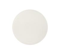 Alfombrilla Ratón Redonda Cuero Blanco - Costura Artesanal y Antideslizante