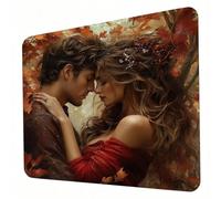 Alfombrilla Ratón Retro, Alfombrilla Gaming con Base Antideslizante Mejora la Precisión y la Velocidad, Impermeable, Lavable, Mousepad para PC, Oficina, Hogar, Juegos 24 x 20 cm Pareja (2) J0-293