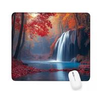 Alfombrilla Ratón Rojo Alfombrilla de Ratón 320x260x3mm Mouse Pad Pequeño Lago con Base de Goma Antideslizante,Superficie Resistente a Salpicaduras,Portátil Mouse Pad,Oficina Casa,Regalos Mujer J-766