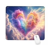 Alfombrilla Ratón Rosa Alfombrilla de Ratón 300x250x3mm Mouse Pad Pequeño Amar con Base de Goma Antideslizante,Superficie Resistente a Salpicaduras,Portátil Mouse Pad,Oficina Casa,Regalos Mujer J-37