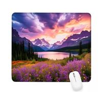 Alfombrilla Ratón Rosa Alfombrilla de Ratón 420x350x3mm Mouse Pad Pequeño Lago con Base de Goma Antideslizante,Superficie Resistente a Salpicaduras,Portátil Mouse Pad,Oficina Casa,Regalos Mujer J-302