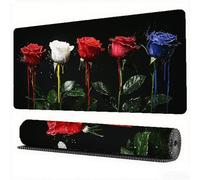 Alfombrilla Ratón Rosa Alfombrilla Ratón XXL 700x400x3mm Pintada Mouse Pad Protector Escritorio Desk Mat Superficie Lisa y Base de Goma Antideslizante para Jugadores, PC, Material Oficina, Model384