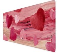 Alfombrilla Ratón Rosa Alfombrilla Ratón XXL 800x400 mm Amar Mouse Pad Gaming, Tapete Escritorio con Resistente al Agua, Antideslizante, Base de Goma y Bordes Cosidos para Oficina Accesorios 6-6116x