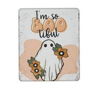 Alfombrilla Raton Soy Un Hermoso Fantasma, Mural De Otoño, Fiesta De Terror 25X30Cm Bordes Cosidos Alfombrilla Base De Goma Mouse Pad para Oficina Escritorio