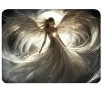 Alfombrilla Ratón Sueño Alfombrilla Ratón 290x240x3mm, Elfos Mouse Pad Protector Escritorio Superficie Lisa y Base de Goma Antideslizante Precisión Velocidad para Oficina, PC, Regalo Mujer, Model239