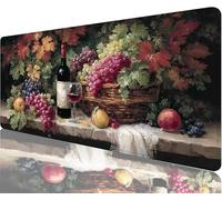 Alfombrilla Ratón Última Cena Alfombrilla Escritorio 800x300x3mm Tapete Gaming xxl Alimento Tapete Escritorio Impermeable, Diseño Costura Doble Acabado Suave y Duradero Decoraciones Navideñas N1-26