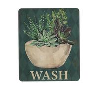 Alfombrilla Raton Vintage Grueso No Te Laves Las Manos Vintage Divertido Lávate Las Manos 25X30Cm Bordes Cosidos Alfombrilla para Ratón Antipolvere Mouse Mat para Hogar Escritorio