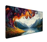 Alfombrilla Ratón Vista, Abstracto Alfombrilla Escritorio 600x300x3mm, Mouse Pad con Bordes Cosidos, Protector Escritorio XXL Antideslizante, Accesorios Gaming, Desk Mat, para, Oficina, Gaming P-6088