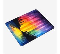 Alfombrilla Ratón Vistoso Mini Mousepad 29x24cm, Cielo Estrellado Alfombrilla Gaming, Tapete Escritorio con Bordes Cosidos, Protector Escritorio con Base Goma Antideslizante Accesorios Gaming S0-1056