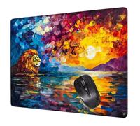 Alfombrilla Ratón Vistoso Mouse Pad Abstracto Alfombrilla Escritorio, 40x30x0.3cm Tapete Rato, con Base de Goma Antideslizante, Mejora la precisión y la Velocidad Pequeña Mousepad Portátil H0-645