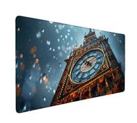 Alfombrilla Ratón XXL 1000 x 500 mm Gris Mouse Pad Big Ben Alfombrilla Gaming con Bordes Cosidos, Antideslizante Tapete Escritorio, Accesorios Gaming, Protector Escritorio para PC, Oficina x5446