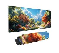 Alfombrilla Ratón XXL 1000 x 500 x 3MM Alfombrilla Ratón Color Rural, Mouse Pad Lavable con Base de Goma Antideslizante, Mousepad con Bordes Cosidos para PC Gamer, Portátil, Oficina, Regalo -TL38UM