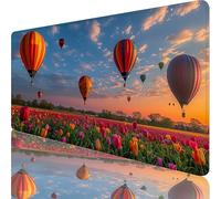 Alfombrilla Ratón XXL 1000x500x3mm, Rojo Alfombrilla Escritorio, Gaming Mouse Pad Mejora la Precisión y la Velocidad, Mousepad con Base de Goma Antideslizantek, Accesorios Escritorio, Paisaje W-3958
