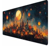 Alfombrilla Ratón XXL 100x50cm Alfombrilla Ratón Color Historietas, Mouse Pad Grande Impermeable Antideslizante Base de Caucho, Protector Grande Accesorios Gaming, para Portátil Oficina, PC -XZ17
