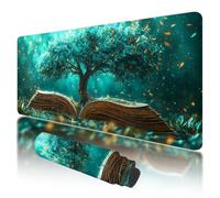 Alfombrilla Ratón XXL 1200 x 600 mm Árbol de Vida Alfombrilla Ratón Gaming, Magia Mouse Pad XXL con Base de Goma Antideslizante, Mouse Pad con Superficie Especial, Mejora Precisión y Velocidad, Z-35