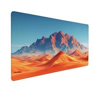 Alfombrilla Ratón XXL 1200 x 600 mm Paisaje Mouse Pad Desierto Alfombrilla Gaming con Bordes Cosidos, Impermeable, Antideslizante Tapete Escritorio, Accesorios Gaming, Protector Escritorio w6294