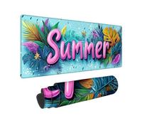 Alfombrilla Ratón XXL 1200x600 mm Mouse Pad Azul Alfombrilla Raton Gaming Carta Impermeable Mousepad Protector Escritorio Tapete Rato Base Antideslizante Desk Mat Accesorios Escritorio Regalo T-29