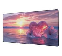 Alfombrilla Ratón XXL 1200x600 mm Mouse Pad Paisaje Grande Alfombrilla Escritorio Amar Protector Escritorio Impermeable Almohadilla Raton Mousepad Accesorios Gaming, para Oficina Hogar Gaming D-485