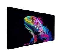 Alfombrilla RatóN XXL 1200x600x3mm,Alfombrilla Ratón Negro Mouse Pad Animal Tapete Escritorio,con Bordes Cosidos Impermeable Protector Escritorio para Jugadores,PC,Oficina,Regalos para Hombres XZ-678