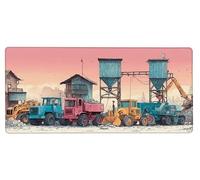 Alfombrilla Ratón XXL 1200x600x3mm, Tapete Rato Auto,Paisaje Gaming Mouse Pad Impermeable, Bordes Cosidos, Grande Mousepad con Base de Goma Antideslizante Protector de Escritorio Accesorios 6-3018