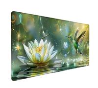 Alfombrilla Ratón XXL 1200x600x3mm, Verde Alfombrilla Escritorio Base de Goma Antideslizante, Gaming Mouse Pad Superficie Suave, Mousepad Bordes Cosidos, PC Oficina Gaming, Regalo Hombre, SueñO 1-1287