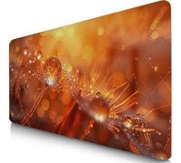 Alfombrilla Ratón XXL 120x60cm Luz del Sol Mouse Pad Gaming XXL Protector Escritorio, Desk Mat Planta Resiste Salpicaduras, Bordes Cosidos, Superficie Especial, Oficina Accesorios para Familia F0-28