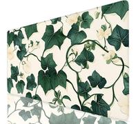 Alfombrilla Ratón XXL 1500 x 800 mm Hojas Mouse Pad Gaming Verde Tapete Escritorio Grande, Protector Escritorio Impermeable para Oficina, Protector Mesa Ordenador, Alfombrilla Gamer, Regalo W6-544