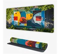 Alfombrilla Ratón XXL 1500x800x2mm, Campo Deportivo Alfombrilla Escritorio Gaming Cómoda, Grande Mouse Pad con Base de Goma Antideslizante y Bordes Cosidos para Gamer, Oficina, Hogares