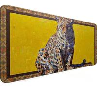 Alfombrilla Ratón XXL 1500x800x3mm Mouse Pad Gato 9-08TNB | Grande Mousepad Con Bordes Cosidos Antideslizante Base de Goma, Material Oficina Accesorios Escritorio