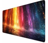 Alfombrilla Ratón XXL 150x80cm Alfombrilla Ratón Color Aurora, Mouse Pad Grande Impermeable Antideslizante Base de Caucho, Protector Grande Accesorios Gaming, para Portátil Oficina, Regali -XZ39A