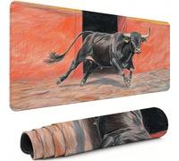 Alfombrilla Ratón XXL 600 x 300 x 3 mm Mouse Pad Gaming, Francia Alfombrilla Ratón Lavable, con Superficie Suave y Base de Goma Antideslizante, Toreo Tapete Escritorio Grande, Regalos Hombres C-801