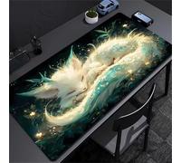 Alfombrilla Ratón XXL 600x300x2mm,Animales de fantasía Antideslizante Alfombrilla Escritorio con Bordes Cosidos,Mouse Pad Gaming para PC Office Regalo